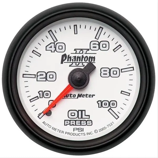 Autometer Phantom Ii Series Analog Performance Gauges Kit - Model 7521 1