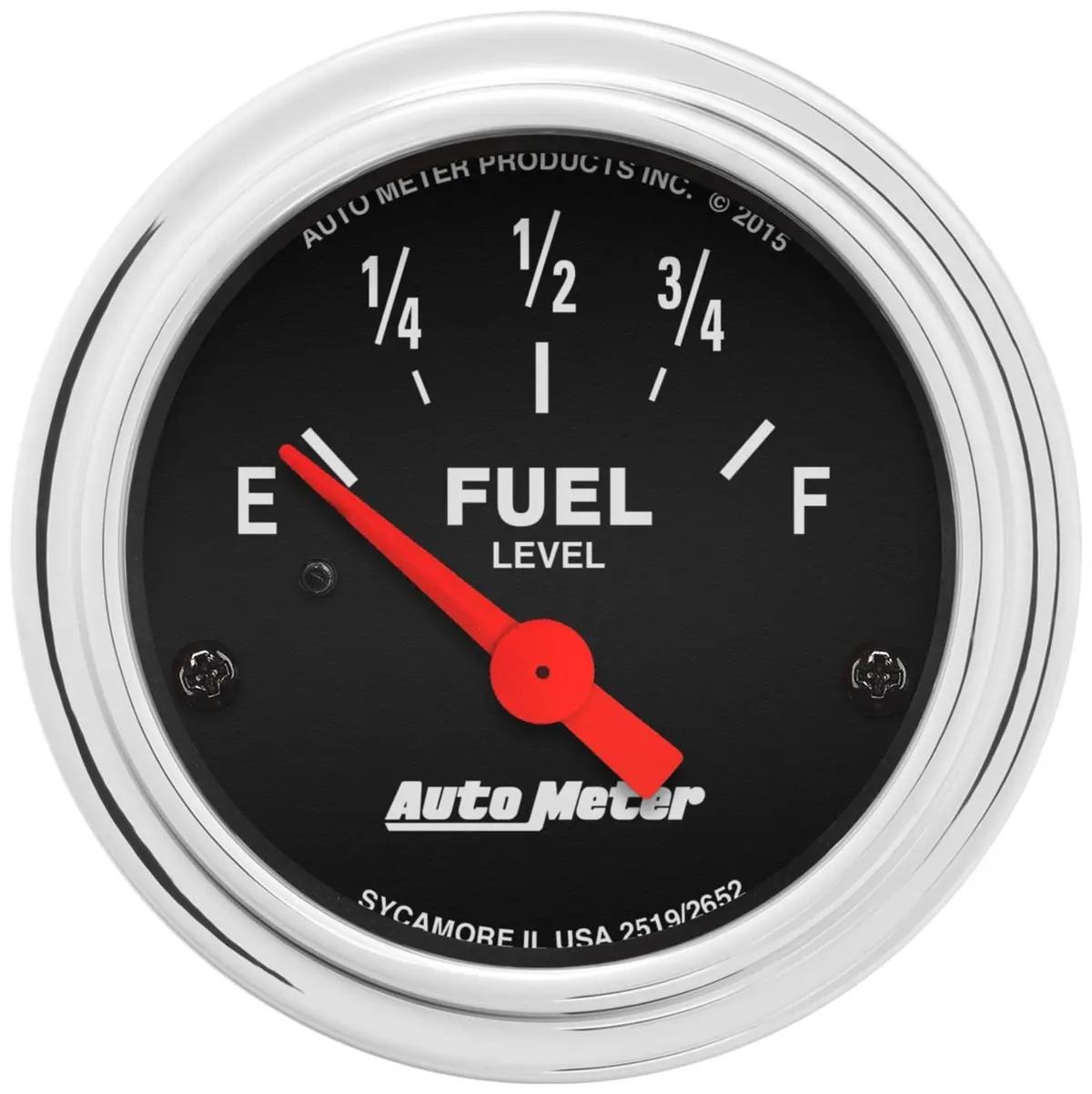 Autometer Traditional Chrome Analog Gauge – 2-1/16" Diameter, Mechanical Or Electric Options 1