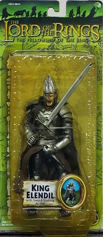 Toy Biz 81438 / 10493 魔戒首部曲 魔戒現身 伊蘭迪爾國王 The Lord Of The Rings The Fellowship Of The Ring King Elendil With Sword-Slashing Action (Lotr) 1