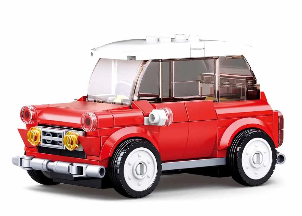Sluban Mini Car Red Building Blocks For Ages 6+ 2