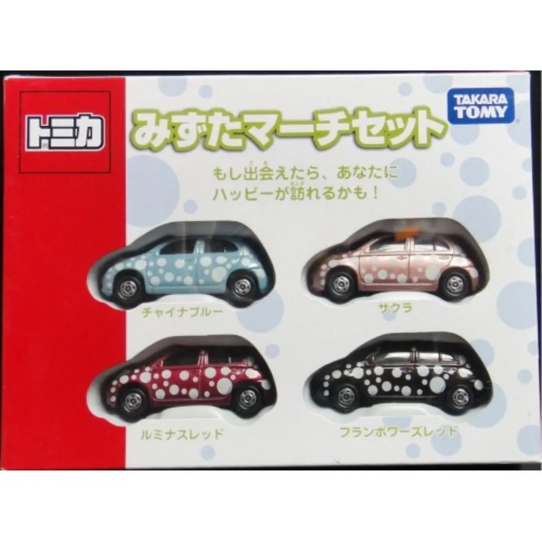 Takara Tomy 78585 特佳麗多美 多美卡日產 瑪馳 中國藍 櫻花 發光紅 莓紅色 套裝 Tomica Mizuta Nissan March Micra Set China Blue Sakura Luminous Red Flamboo's Red 1138589550 (Piu-33) Sa 1