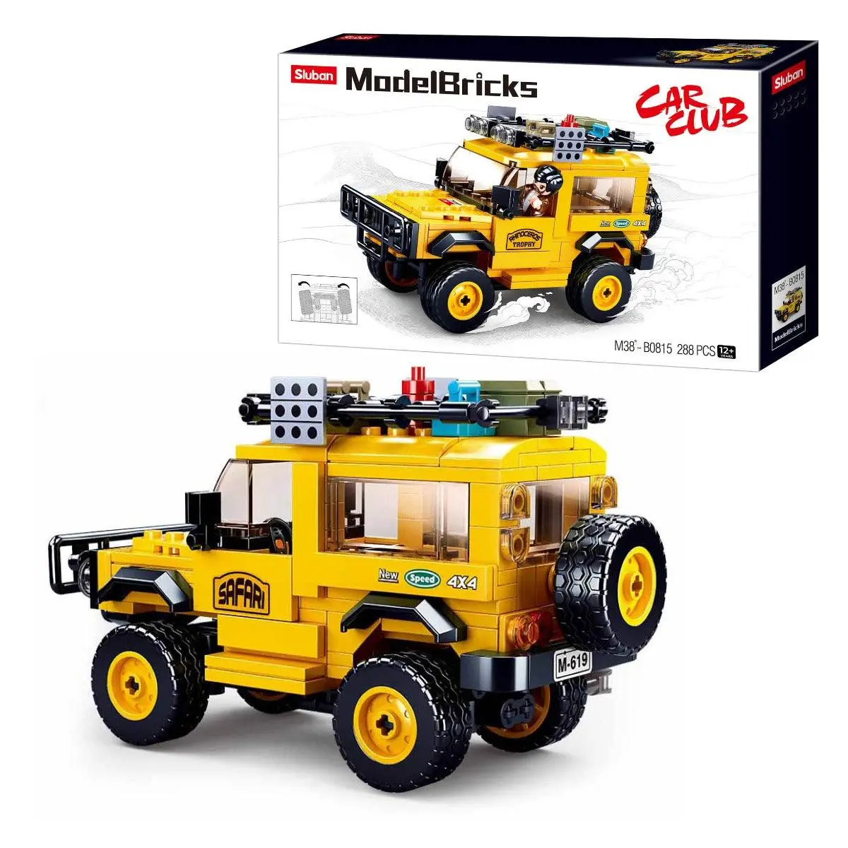 Sluban Safari Defender Model Building Blocks For Ages 6+ 1