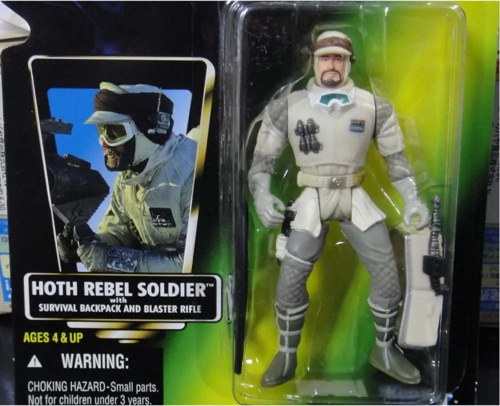 Kenner 星球大戰 Star Wars Power Of The Force Hoth Rebel Soldier With Survival Backpack And Blaster Rifle Action Figure (Pa#-69631) 2