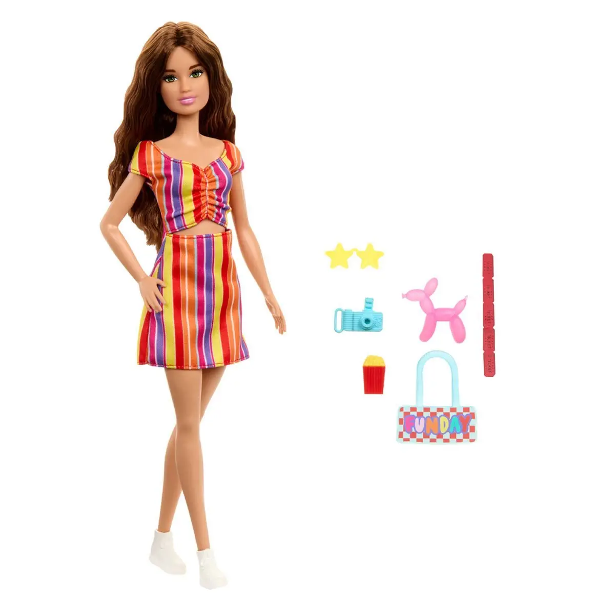 Barbie Carnival Day At The Fair Brunette Doll With Accessories For Kids Ages 3 Years & Up 1
