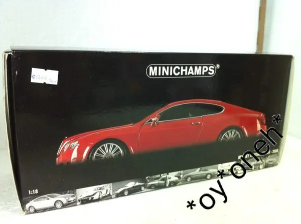 Minichamps 1/18 Bentley Continental Gt 2008 (08011) (Tkw) 1