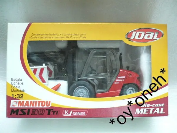 Joal 1/32 Manitou Msi-30T K-Series Lift Truck With Forks (002658) (Piu103) 1