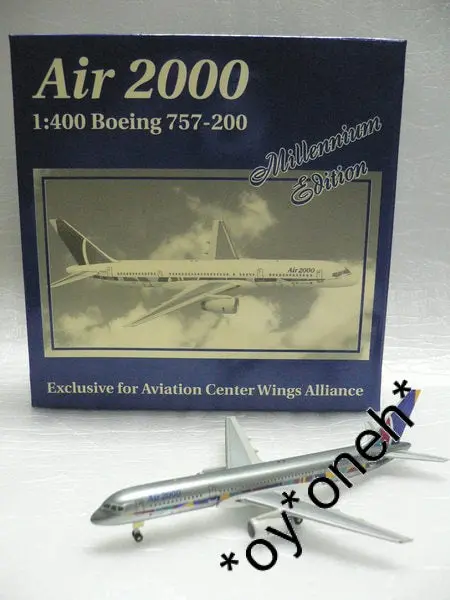 Gemini Jets 1/400 Air 2000 Boeing 757-200 Millennium Edition B-0005 1