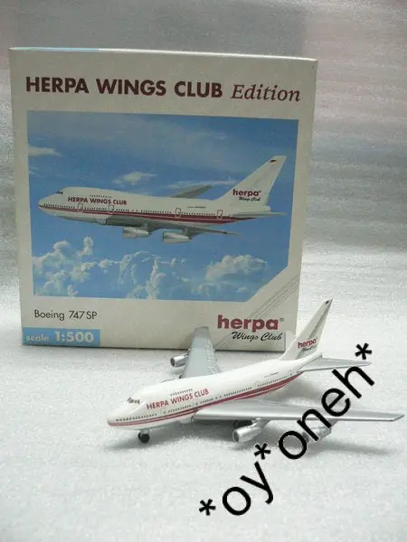 Herpa Wings 1/500 Club Edition Boeing 747Sp (511452) 1