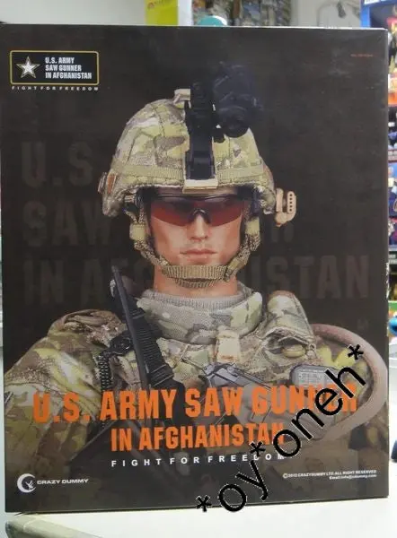 Crazy Dummy Cd78004 Us Army Saw Gunner In Afghanistan 1/6 Action Figure 阿富汗戰區美國機槍兵 (Piu/F217-770 店) 1138817461 1