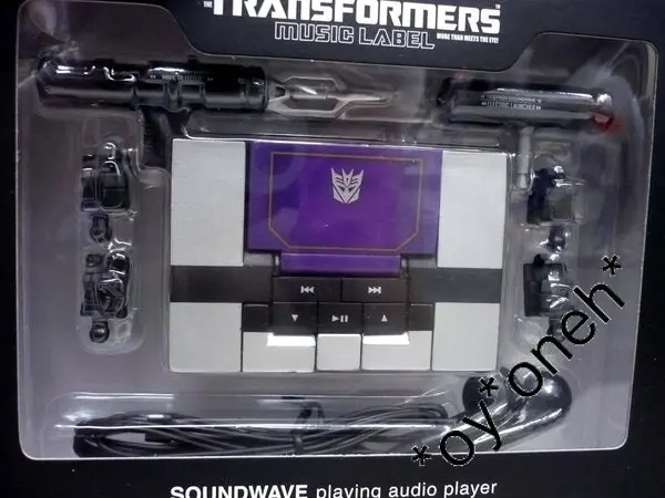 Takara Tomy 變形金剛 黑音波 音頻播放器 Transformers Music Label Blaster Black Soundwave Audio Player 79162 (Piu-467) B23657540 2