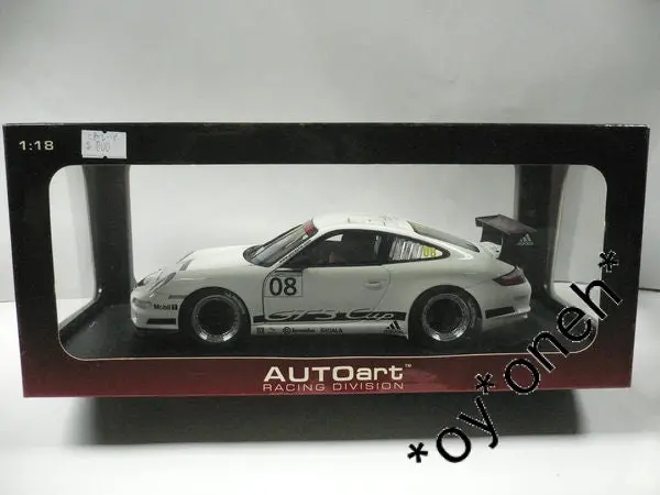 Autoart 1/18 Porsche 911 (997) Gt3 Promo Cup Car 2008 (80881) (C802-15) 1