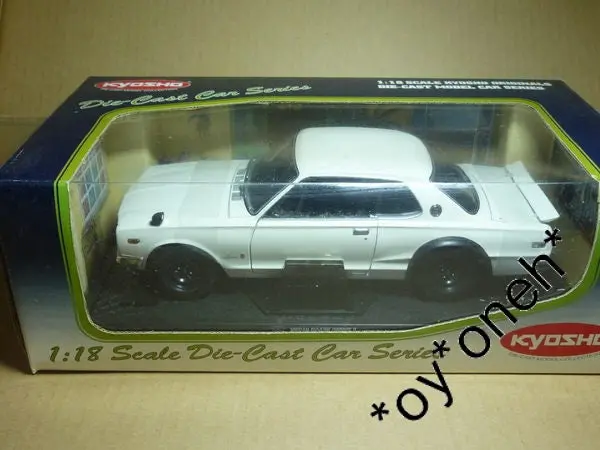 Kyosho 1/18 Nissan Skyline 2000Gt-R Kpgc10 White 08121W (02262) (Piu) 1