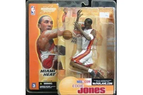 Mcfarlane Nba Sportspicks 3 Miami Heat Shooting Guard Home Eddie Jones (Buy-70438) 1