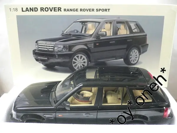Autoart 1/18 Land Rover Range Sport 2006 Black (74807) (Piu400) 1