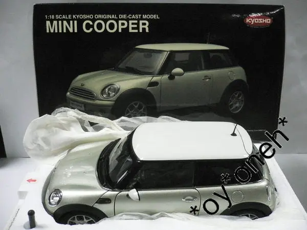 Kyosho 1/18 Mini Cooper Silver 08741S (09420) (Piu150) 1
