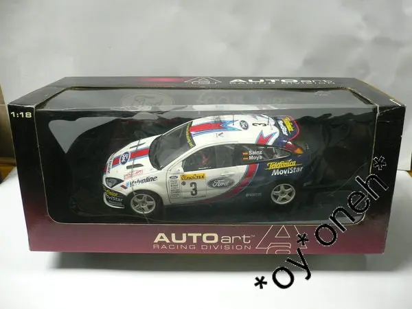 Autoart 1/18 Ford Focus Wrc '2001 #3 Rally Monte Carlo (80111) (C802-175) 1