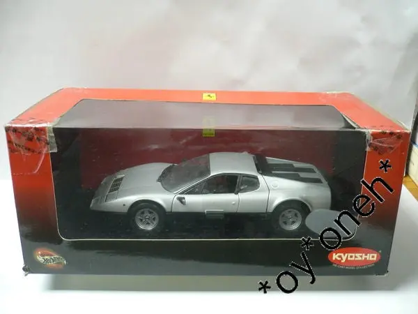 Kyosho 1/18 Ferrari 365Gt4/Bb Silver 08173S (05757) (C802-223) 1