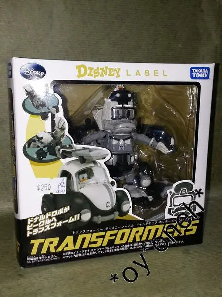 Takara Tomy 變型金剛 唐老鴨 大黃蜂 黑白版 Transformers Disney Label Donald Duck Bumblebee Monochrome 34238 (Piu-207 倉) B28244982 1