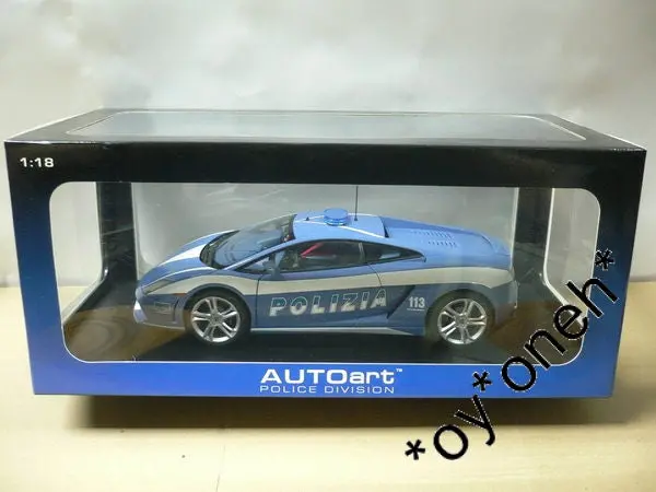 Autoart 1/18 Lamborghini Gallardo Lp560-4 Police Car (74599) (C802-338) 1