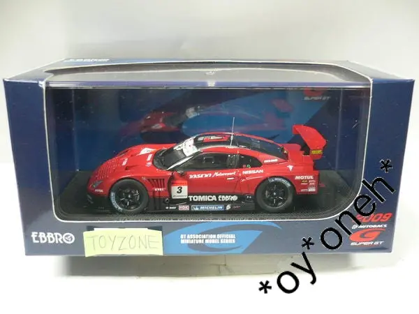 Ebbro 1/43 Nissan Hasemi Tomica Ebbro Gt-R Super Gt 500 2009 #3 Winner For Rd. 4 Malaysia Red (44174) (Piu100) 1