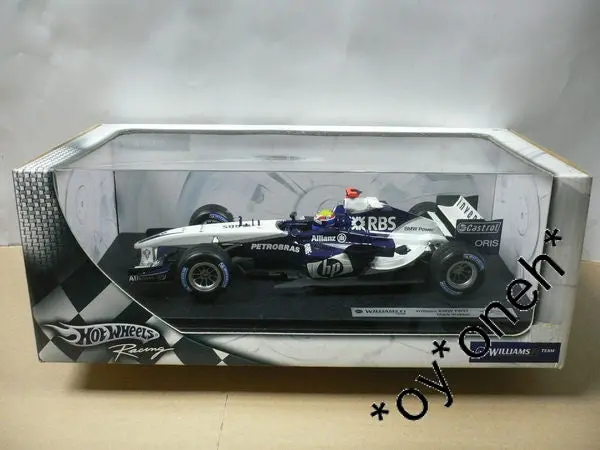 Hotwheels 1/18 Williams Bmw Fw27 Mark Webber Williams F1 Team (20052) (Buy) 1