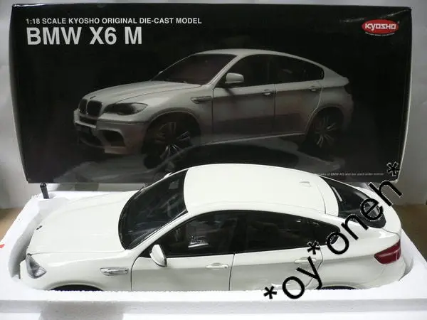 Kyosho 1/18 Bmw X6 M Alpine White 08762W (17276) (Piu300) 1