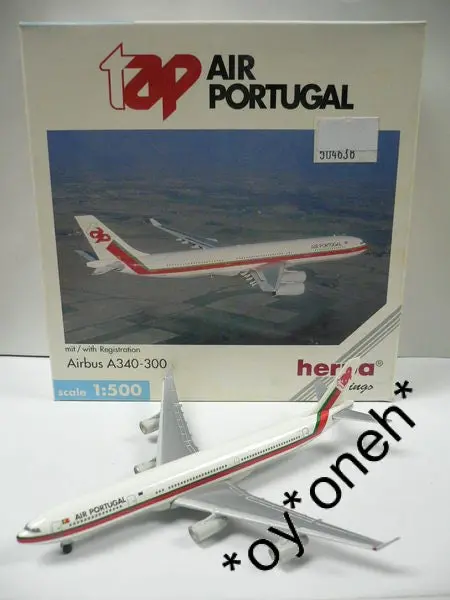 Herpa Wings 1/500 Air Portugal Airbus A340-300 Cs-Toc (504621) 1