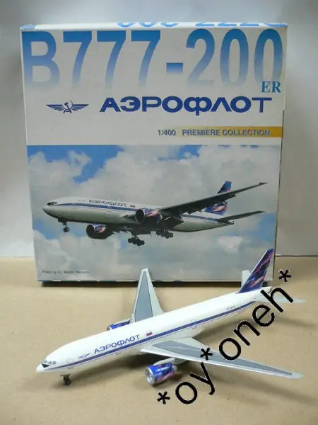 Dragon Wings 1/400 Aeroflot Russian Airlines 俄羅斯航空 B777-200Er Vp-Bas (55068) (Wkg) 1