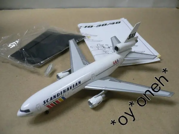 Dragon Wings 1/400 Sas Scandinavian Airways 北歐航空 Mcdonnell Douglas 麥克唐納-道格拉斯 Dc-10-30 Oy-Kdc (55303) (Piu20) 2