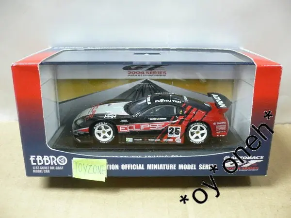 Ebbro 1/43 Toyota Eclipse Advan Supra Jgtc 2004 Black #25 (43597) (Piu120) 1