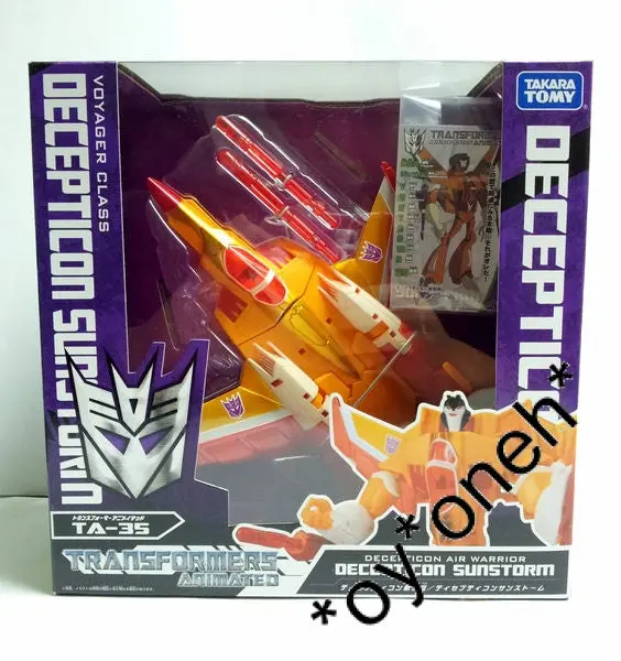 Takara Tomy 變形金剛 動畫 航空兵 太陽風 Transformers Animated Ta-35 Voyager Air Warrior Sunstorm 38069 (Toy-722-100店) B30920396 1