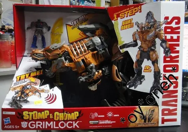 Hasbro 變形金剛 電影 4 殲滅世紀 鋼鎖 柯栢文 Transformers Age Of Extinction Stomp &Amp; Chomp Grimlock 96403 (Piu#350) (Piu/Kw152-360) B31094310 1