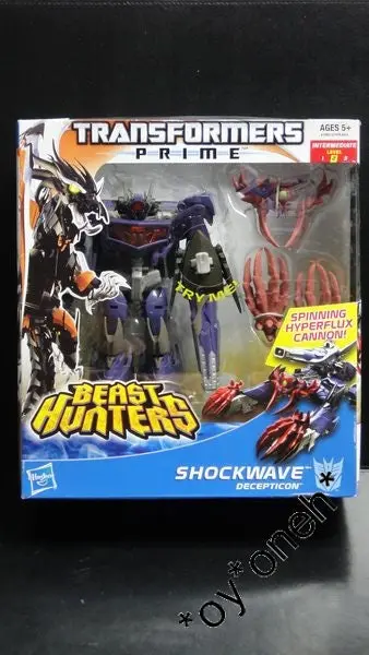 Hasbro 變形金剛 震盪波 Transformers Prime Beast Hunters Voyager Class Series 2 003 Decepticon Shockwave 81525 (Pa-105T) B31236721 1