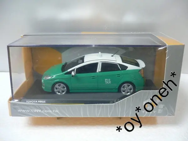 Toyeast Tiny 1/43 Die-Cast Model Car Toyota Prius Hong Kong New Territories Taxi 豐田 香港新界的士 13373 Atc43014 (C690-422-119) 1