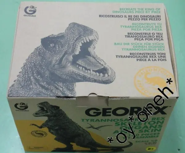 Geoworld Georex Dinosaur Tyrannosairis Rex Skeleton Organs And Skin 1/8 Model Kit 恐龍 暴龍 模型 (C791#69 倉) B31965657 1