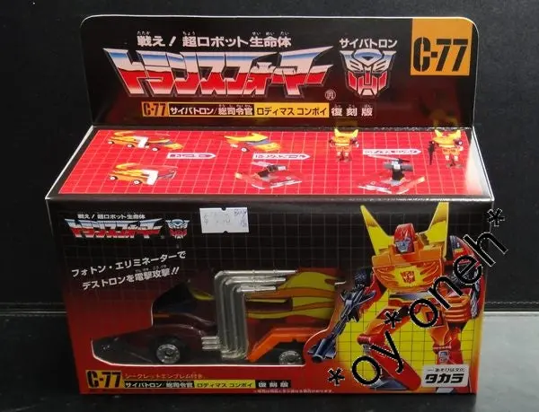 Takara 變形金剛 總司令官 洛狄文 復刻版 Transformers C-77 Autobot Commander Rodimus Re-Issue (Buy-07497-Spk- 店) B31991371 1