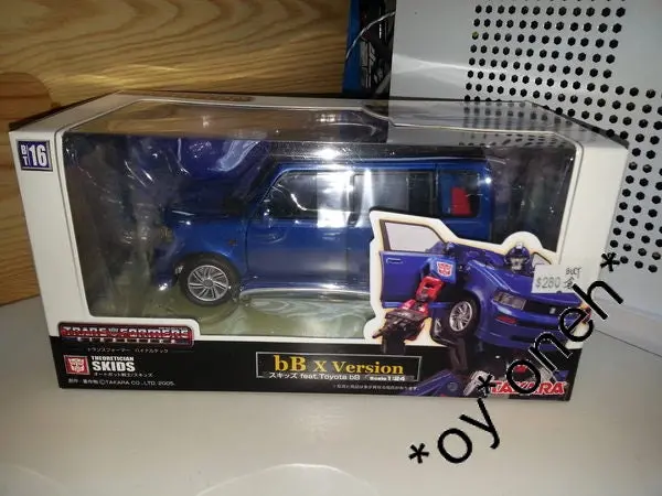 Takara 變形金剛 Transformers Binaltech Bt-16 Theoretician Skids 1/24 Bb X Version Feat. Toyota Bb (Buy-64266-Spk) B32004385 1