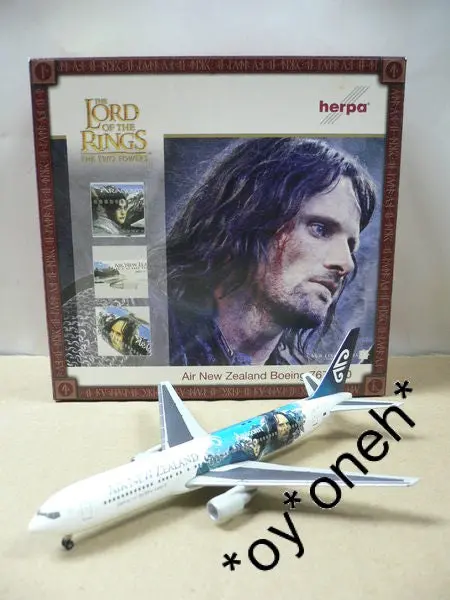 Herpa 1/400 Air New Zealand 新西蘭航空 &Quot;Lord Of The Rings&Quot; &Quot;Aragorn&Quot; Boeing 767-300 Zk-Ncg (560900) (Piu60) 1