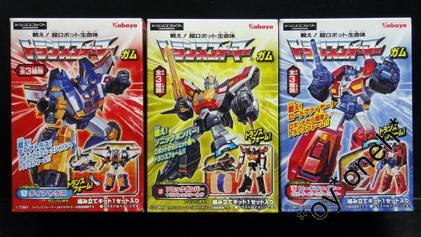 Kabaya Transformers Gum Dai Atlas Sonic Bomber Roadfire 變形金剛 食玩 (Buy-43571-Spk倉) B32046592 1