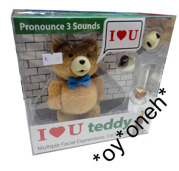 1:6 Teddy 發聲公仔 Movie: Ted 賤熊30 I Love U Teddy Multiple Facial Expressions Figure (Piu/F-256-190) B32565347 1