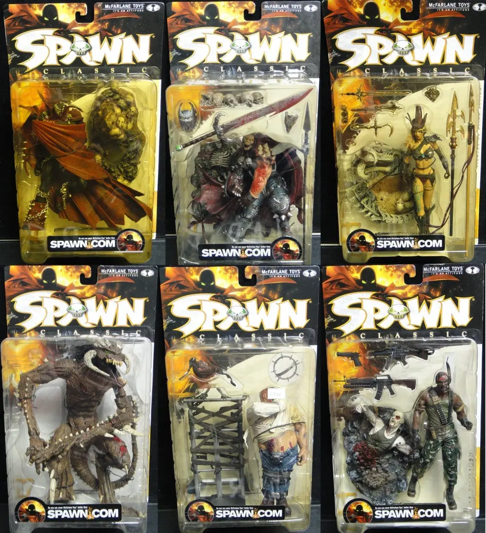 麥法蘭 再生俠 Mcfarlane Toys Spawn Series 17 Classic Spawn V 11201 Medieval Spawn Ii 11202 Tiffany Ii 11203 Malebolgia Ii 11204 Clown Iii 11205 Al Simmons 11206 (Csw) 1