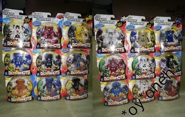 Hasbro 變形金剛 Transformers Bot Shots Battle Game Series 1 &Amp; Super Bot 一套18件 (Piu-18S 店) B27385937 1