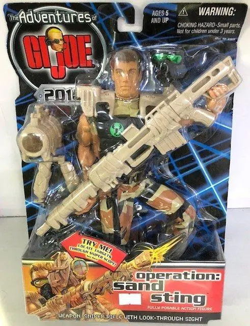 Hasbro 義勇群英 The Adventures Of Gi Joe 2010 Operation Sand Sting Fully Posable Sniper Rifle With Look-Through Sight 啡髮 (Buy-81638B-Spk) L 1