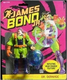 Hasbro 07766 James Bond Jr Dr. Derange With Rotating Head Change Feature (Pa-0) 1