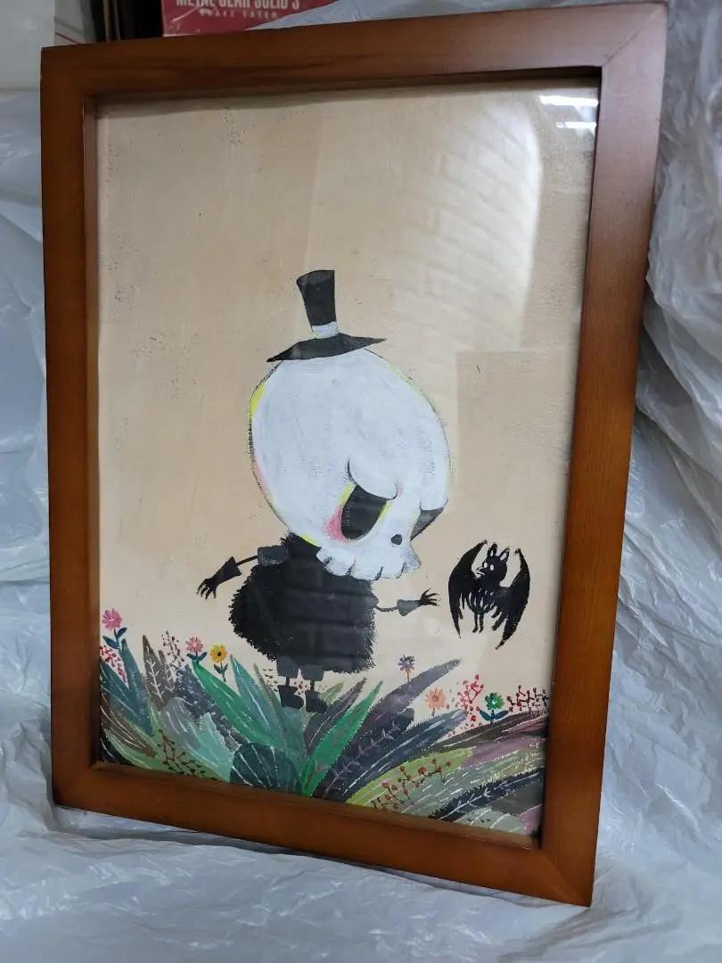 龍家昇原稿 Acrylic Painting  原畫 I Don't Know Why 2016 台灣畫展 潮流玩具展 Kasing Lung Tycoco 1