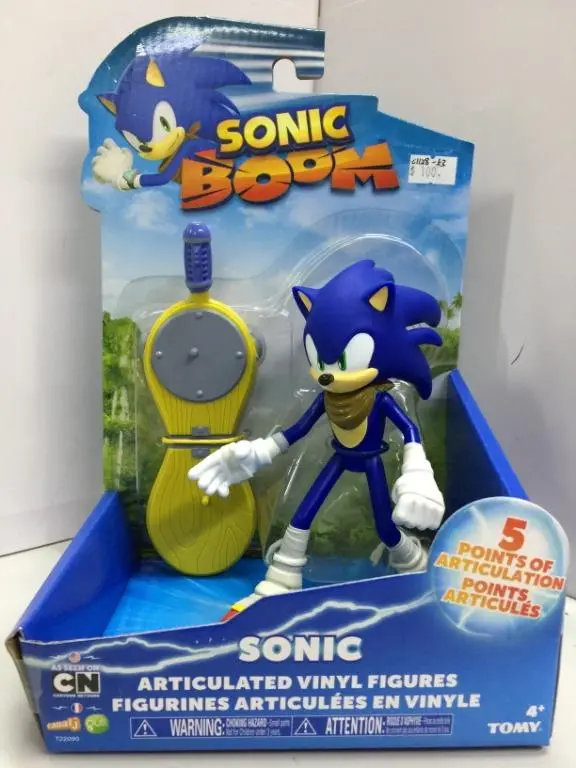 Tomy Sonic Boom 超音鼠 Articulated Vinyl Figure (T22090) (22513) (C1128-53) L 1