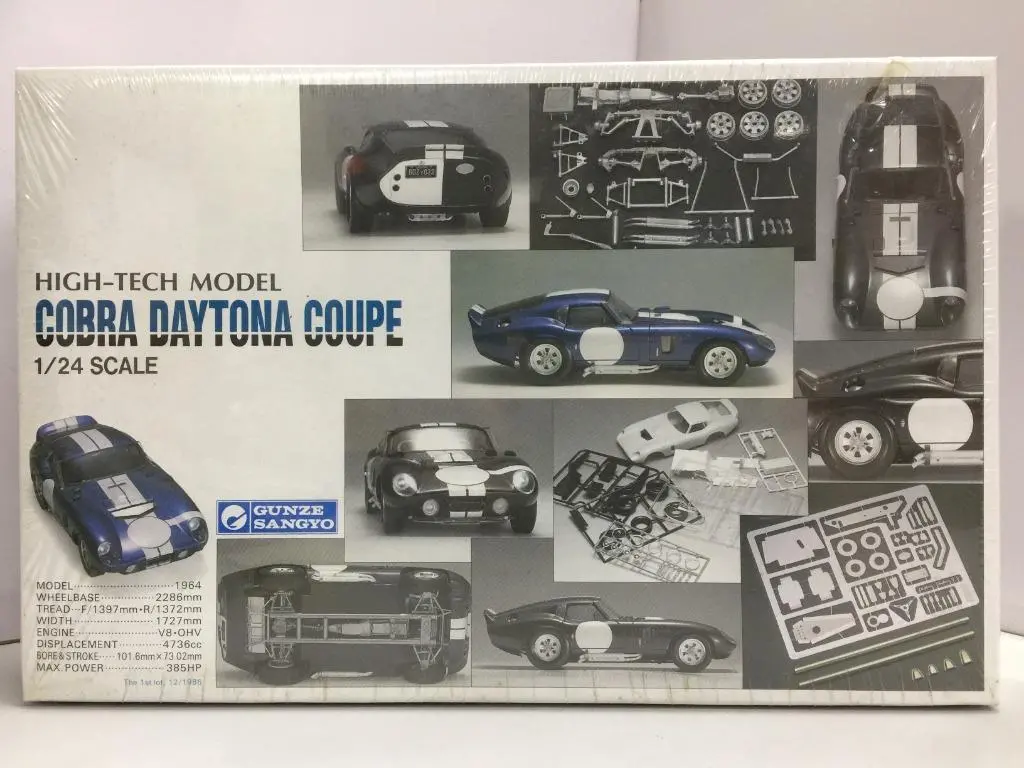 Gunze Sangyo 1/24 Cobra Daytona Coupe High-Tech Model (G-512:4500) (C890a-936) 1