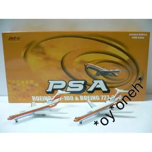 Dragon Wings Jet-X 1/400 Psa Boeing 727-100 & Boeing 727-200 N977ps N559ps (Jx015) (Piu84) 1