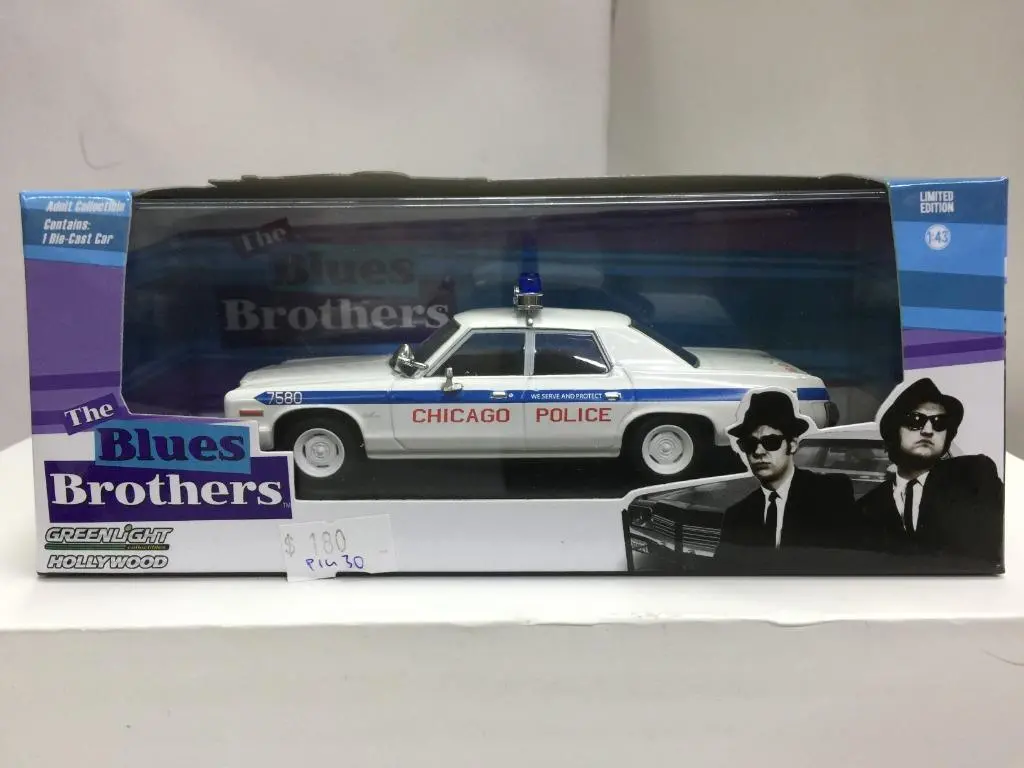 Greenlight 1/43 The Blues Brothers 1975 Dodge Monaco Chicago Police 86422 (01081) (Piu30) 1