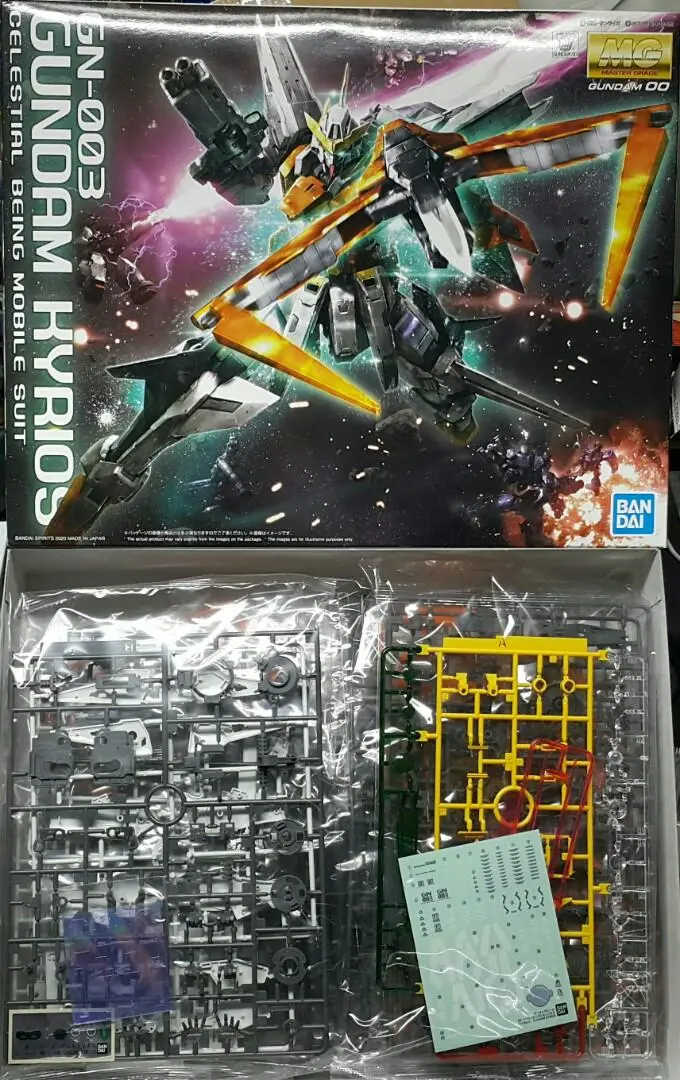 Bandai 59547 機動戰士高達00 高達基里昂斯 天人 機動戰士 拼裝模型 Mg Master Grade 1/100 Mobile Suit Gundam 00 Gn-003 Gundam Kyrios Celestial Being Mobile Suit Model Kit (Epc-2356-70) 存 2